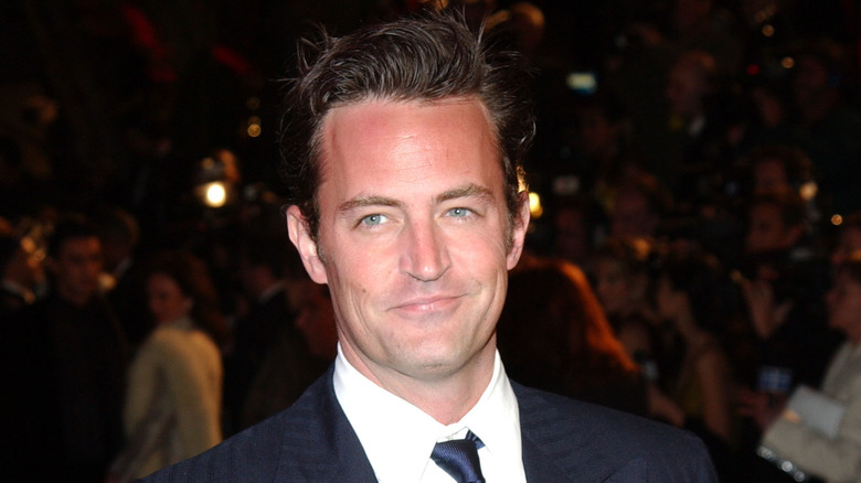 Matthew Perry smiling