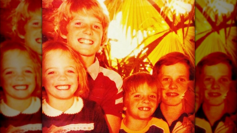 Dean Winters with his three siblings as kids.