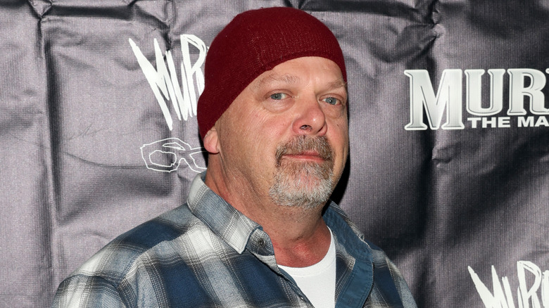 Rick Harrison wearing a hat 