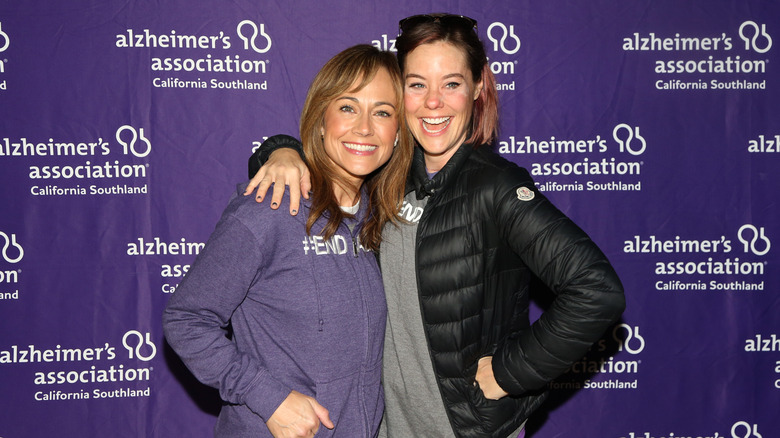 Nikki DeLoach and Ashley Williams posing together 