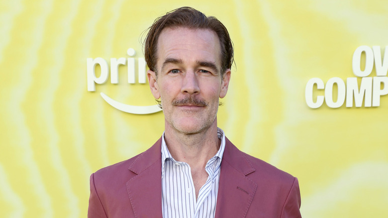 James Van Der Beek at the May 2025 screening of "Overcompensating"