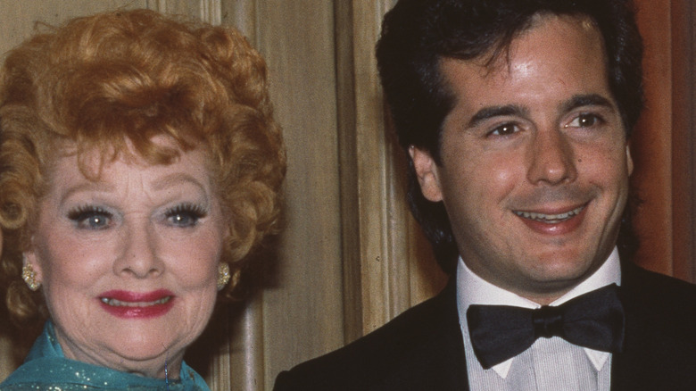 Lucille Ball and Desi Arnaz Jr