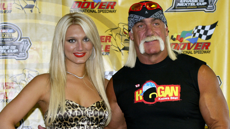 Brooke and Hulk Hogan smiling at event