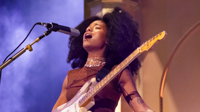 Willow Smith performing onstage