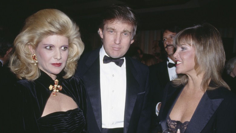 Ivana and Donald Trump in New York