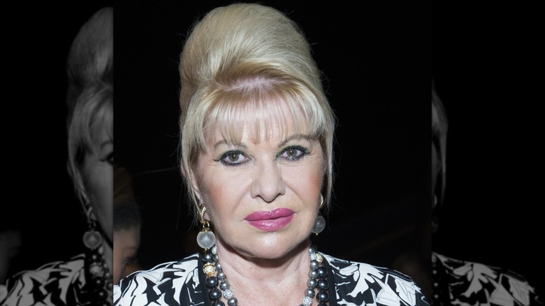 Ivana Trump attending New York Fashion Week in September 2016