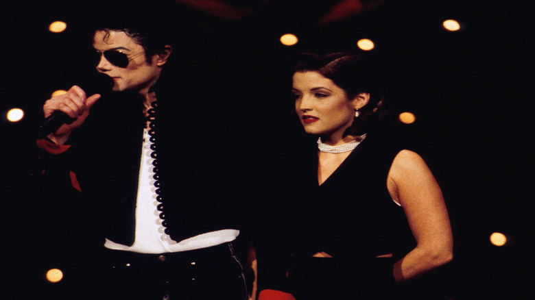 Michael Jackson, Lisa Marie Presley in 1994