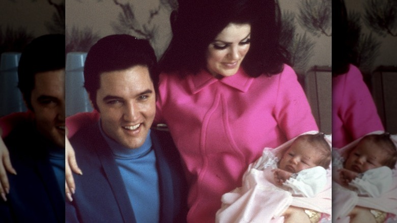 Elvis, Priscilla, Lisa Marie Presley