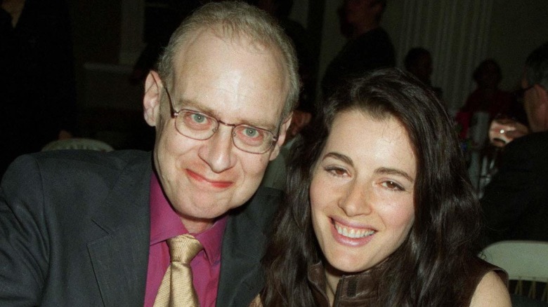 John Diamond and Nigella Lawson at dinner