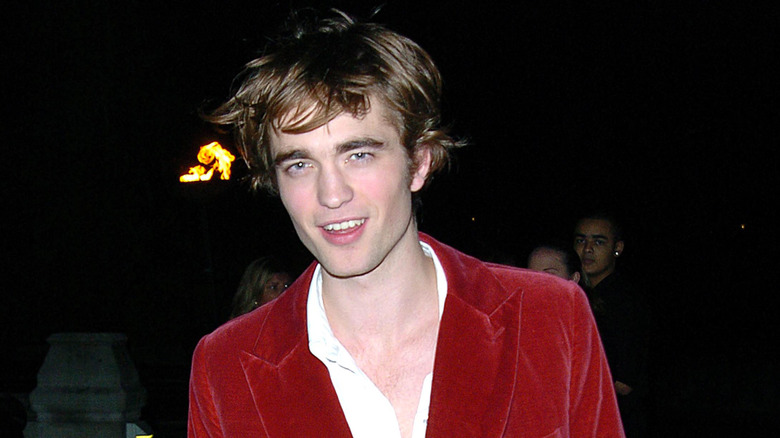 Undated photo of Robert Pattinson in a red jacket
