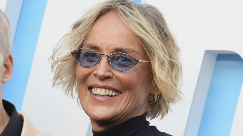 Sharon Stone smiling