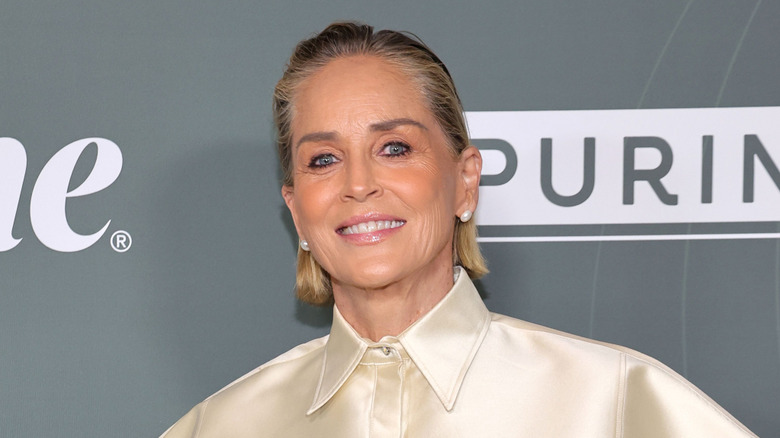 Sharon Stone smiling