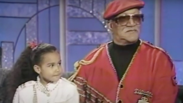 Naya Rivera and Redd Foxx on "The Arsenio Hall Show"
