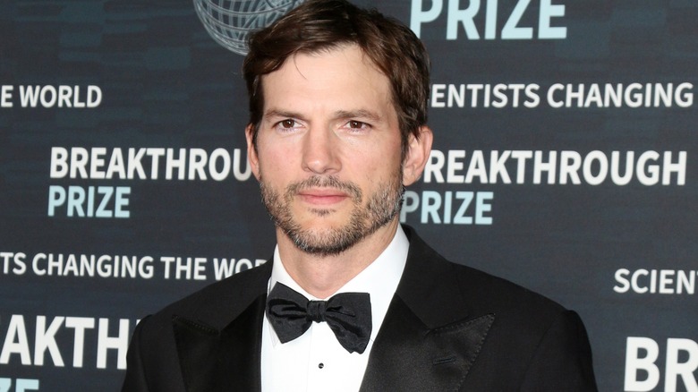 Ashton Kutcher at ceremony