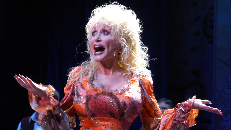 Dolly Parton performing onstage at Radio City, New York, 2005