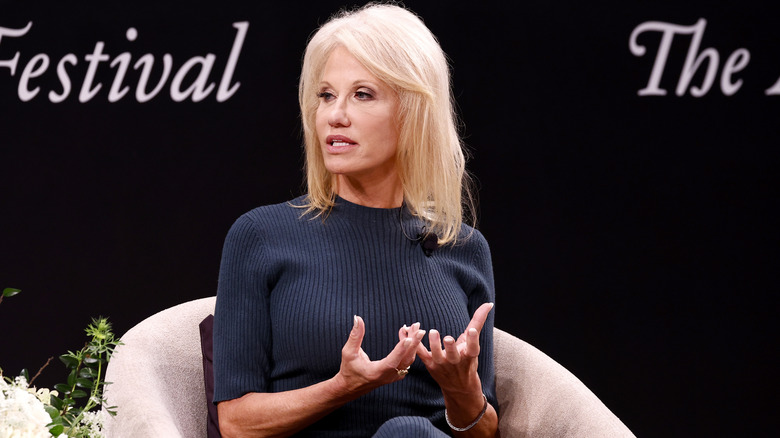 Kellyanne Conway speaking at the 2024 Atlantic Festival