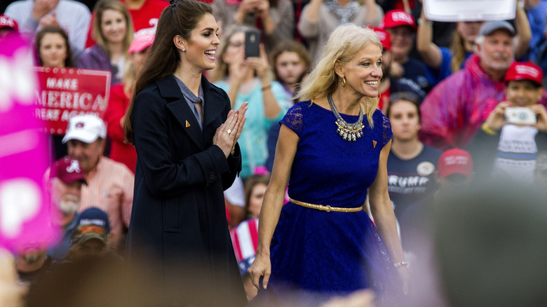 Kellyanne Conway at a Republican MAGA rally