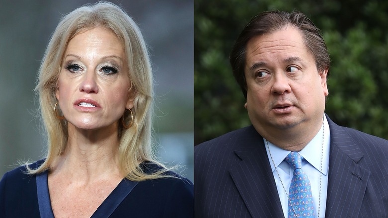 Composite image of Kellyanne Conway and George Conway