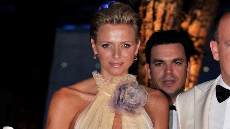Princess Charlene and Prince Albert at 60th Monte Carlo Red Cross Ball in 2008