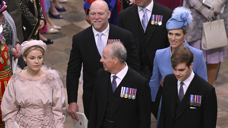 Lady Margarita Armstrong-Jones and her family at King Charles' coronation