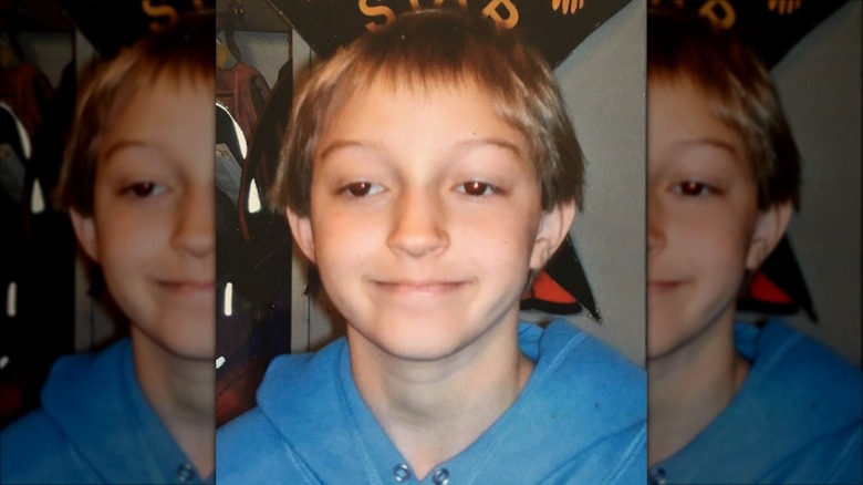 Young Russell Honing smiling