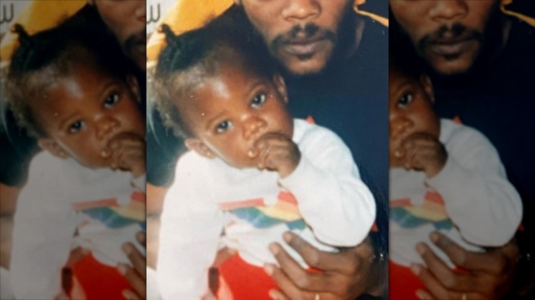 Samuel L. Jackson's daughter Zoe as a child