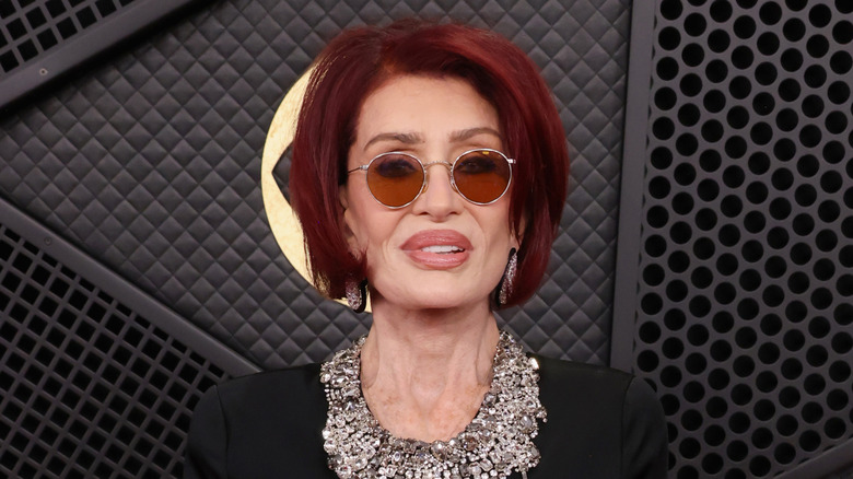 Sharon Osbourne smiling
