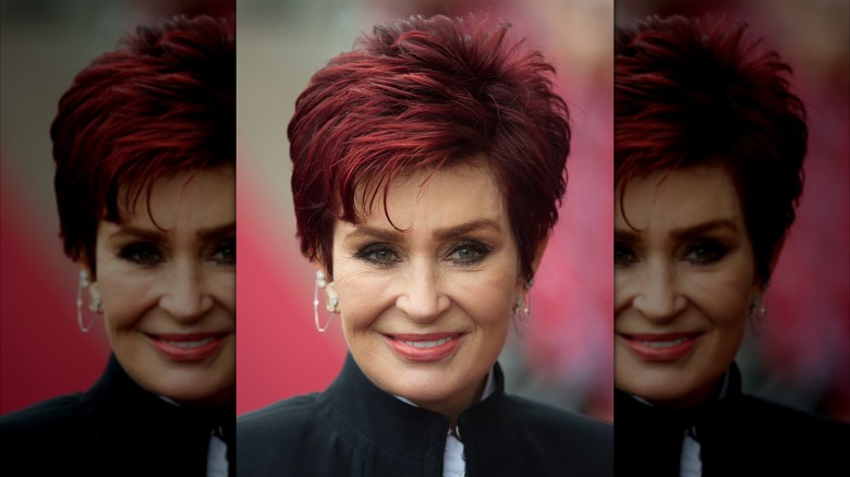 Sharon Osbourne smiling
