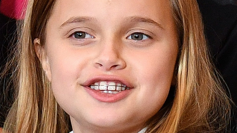 Vivienne Jolie-Pitt smirking