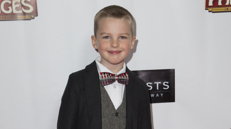 Iain Armitage smiling at the Pantages Theatre