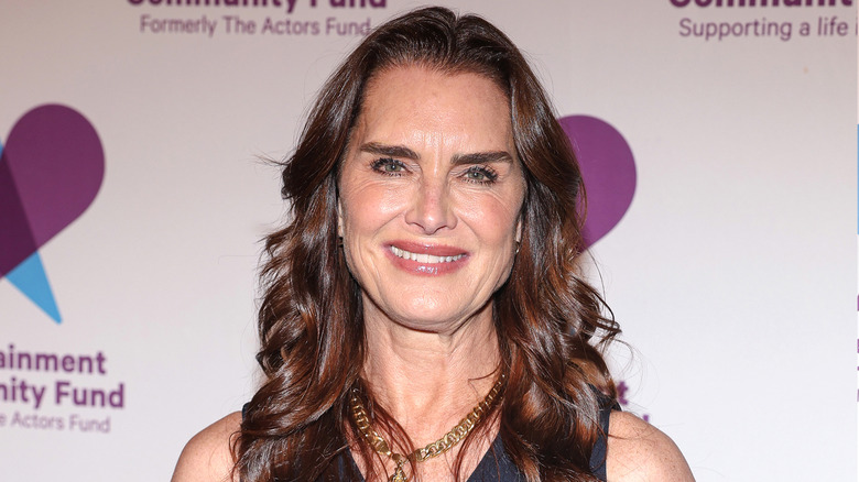 Brooke Shields smiling