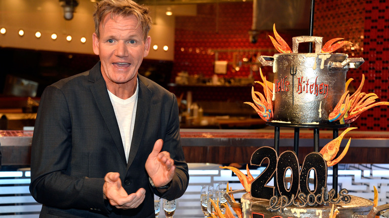 Gordon Ramsay celebrates 200 episodes of Hell's Kitchen
