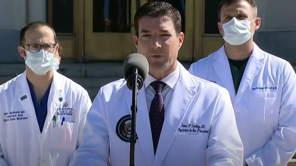 Dr. Sean Conley at Walter Reed Trump press conference 