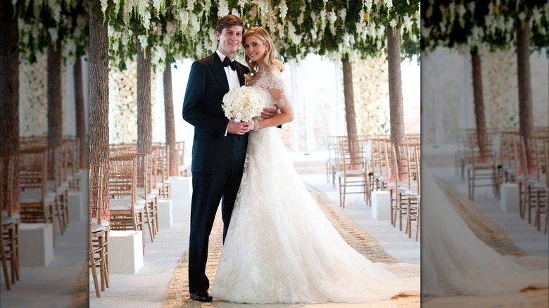 Ivanka Trump and Jared Kushner wedding photo