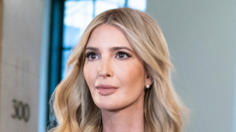 Ivanka Trump with a neutral expression