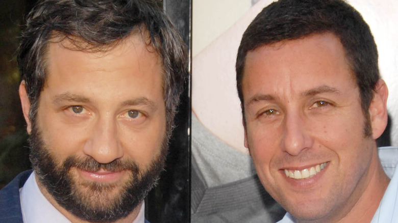 Judd Apatow and Adam Sandler 