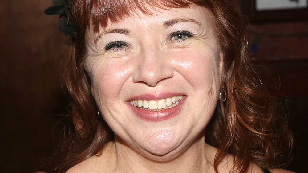 Actress Aileen Quinn smiling