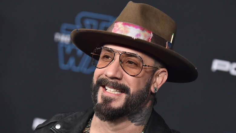 aj mclean in a fedora