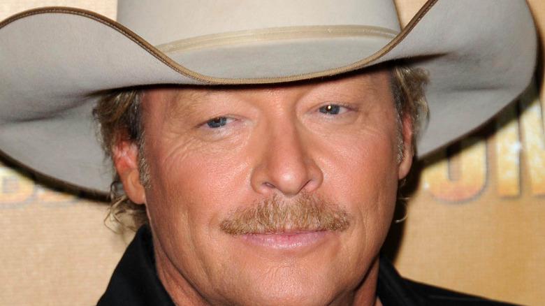 Alan Jackson looks at camera