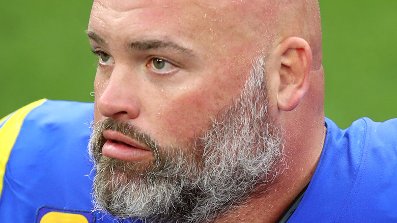 Andrew Whitworth on the field 