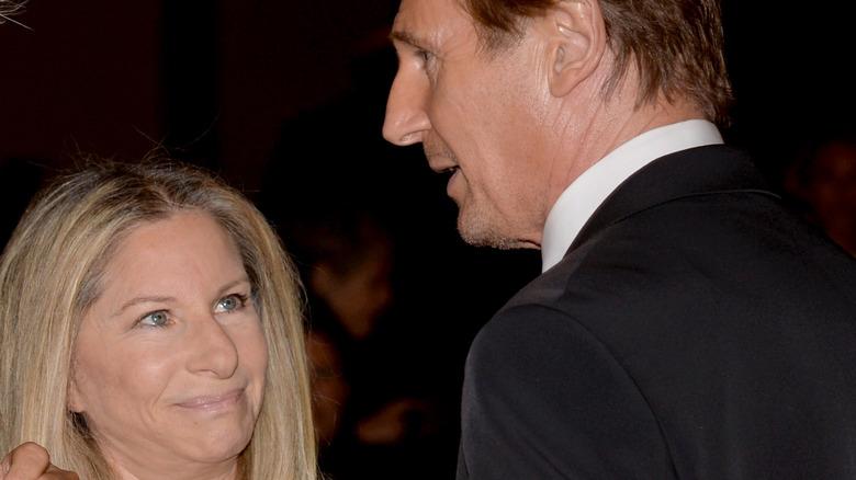 Barbra Streisand and Liam Neeson