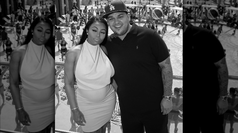 Blac Chyna and Rob Kardashian 2016
