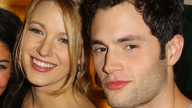 Penn Badgley and Blake Lively