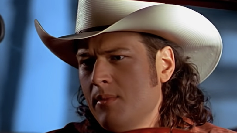 Blake Shelton in a music video 