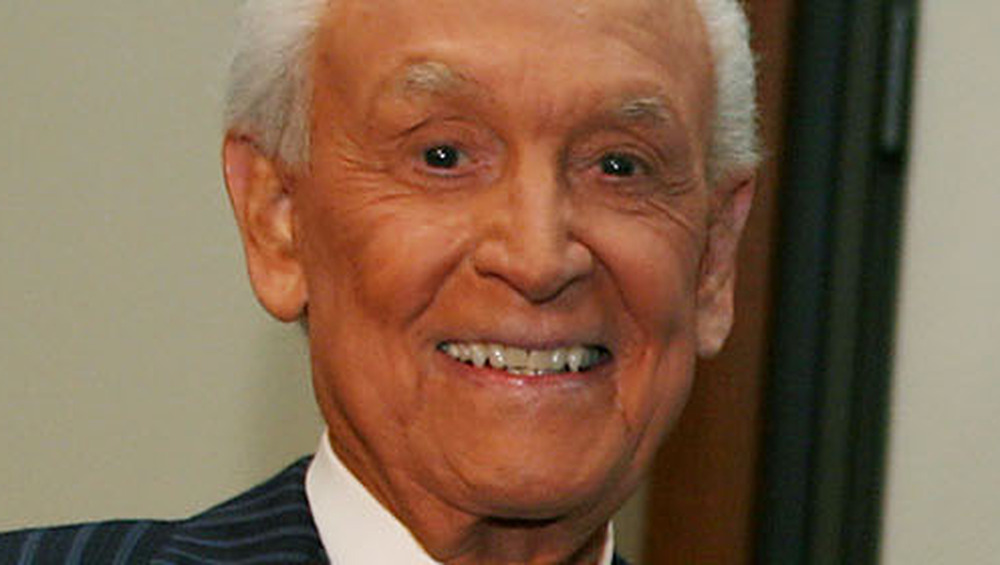 TV host Bob Barker smiling