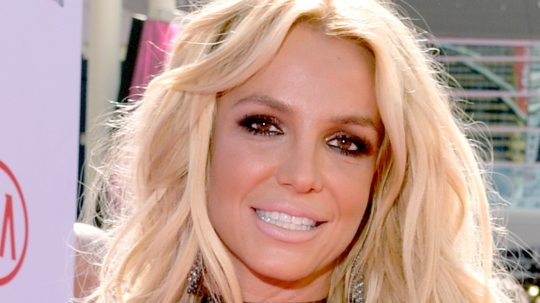 Britney Spears smiling