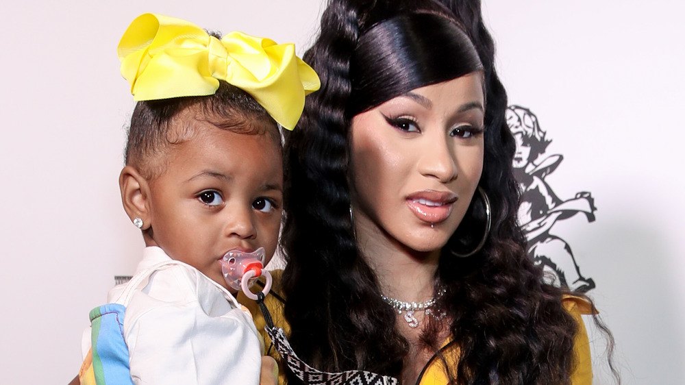 Cardi B holds daughter Kulture