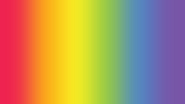 Depiction of a rainbow 