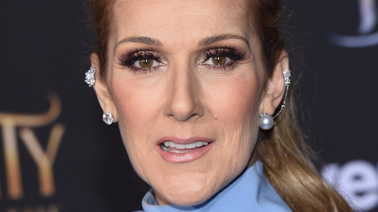 Celine Dion looking shocked