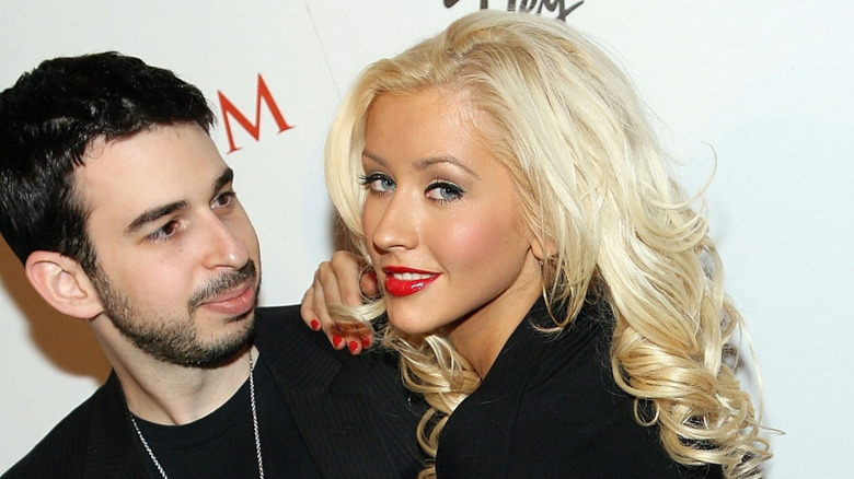 Christina Aguilera and her first husband, Jordan Bratman